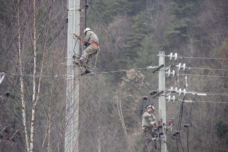 陜西地電留壩供電分公司：實(shí)施農(nóng)石線、索道線分網(wǎng)改造